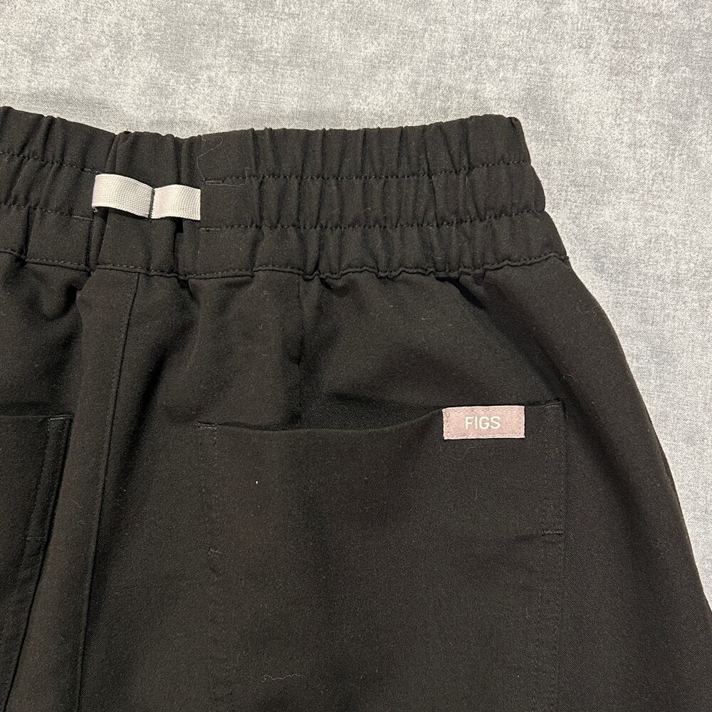 FIGS Zamora Jogger Scrub Pants Black medical work womens size XS - Picture 5 of 7